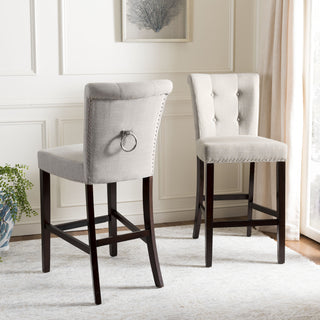 Safavieh Taylor Bar Stool Light Grey  Feature