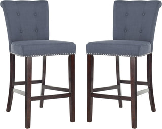 Safavieh Taylor Bar Stool Navy Furniture 