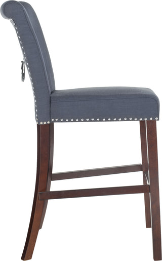 Safavieh Taylor Bar Stool Navy Furniture 