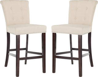 Safavieh Taylor Bar Stool Beige Furniture 