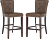 Safavieh Taylor Bar Stool Brown Furniture 