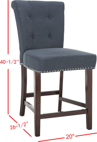 Safavieh Taylor Counter Stool Navy Furniture 