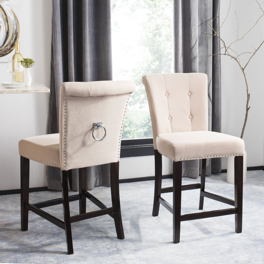 Safavieh Taylor Counter Stool Beige  Feature