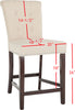 Safavieh Taylor Counter Stool Beige Furniture 