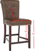Safavieh Taylor Counter Stool Brown Furniture 