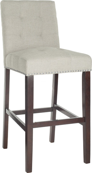 Safavieh Nikita Bar Stool Light Grey Furniture 