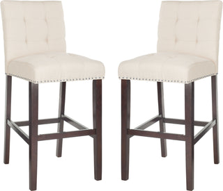 Safavieh Nikita Bar Stool Beige Furniture 