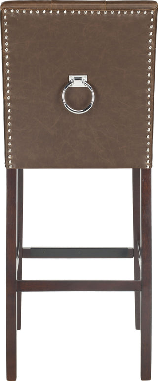 Safavieh Nikita Bar Stool Brown Furniture 