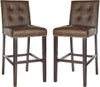 Safavieh Nikita Bar Stool Brown Furniture 