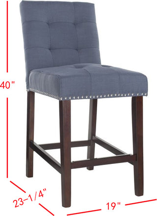 Safavieh Nikita Counter Stool Navy Furniture 