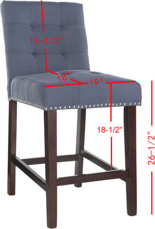 Safavieh Nikita Counter Stool Navy Furniture 