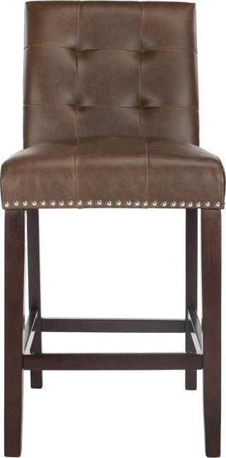 Safavieh Nikita Counter Stool Brown Furniture main image