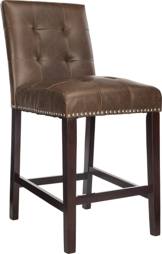 Safavieh Nikita Counter Stool Brown Furniture 