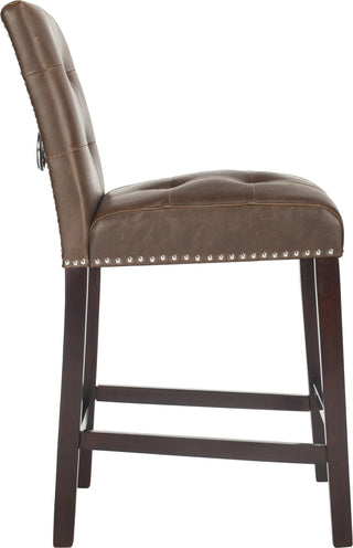 Safavieh Nikita Counter Stool Brown Furniture 