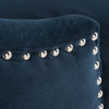 Safavieh Eleni Tufted Wing Back Bar Stool Navy Furniture 