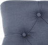 Safavieh Eleni Tufted Wing Back Bar Stool Navy Furniture 