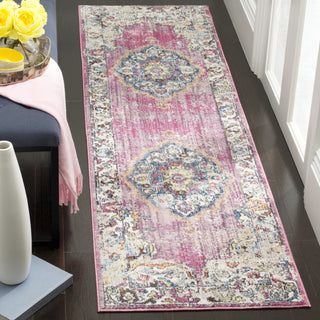 Safavieh Bristol BTL343B Fuchsia/Light Grey Area Rug 