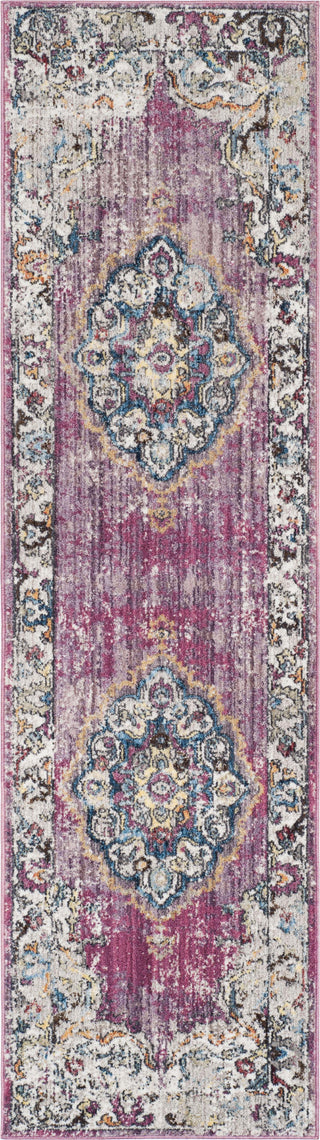 Safavieh Bristol BTL343B Fuchsia/Light Grey Area Rug 