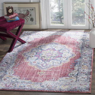 Safavieh Bristol BTL343B Fuchsia/Light Grey Area Rug  Feature