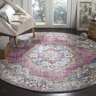 Safavieh Bristol BTL343B Fuchsia/Light Grey Area Rug 