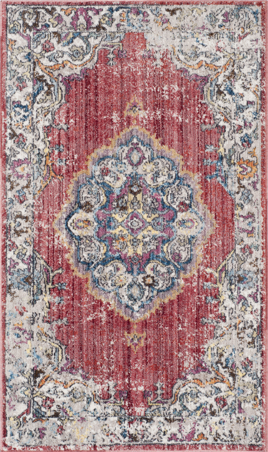 Safavieh Bristol BTL343R Rose/Light Grey Area Rug – Incredible Rugs and ...