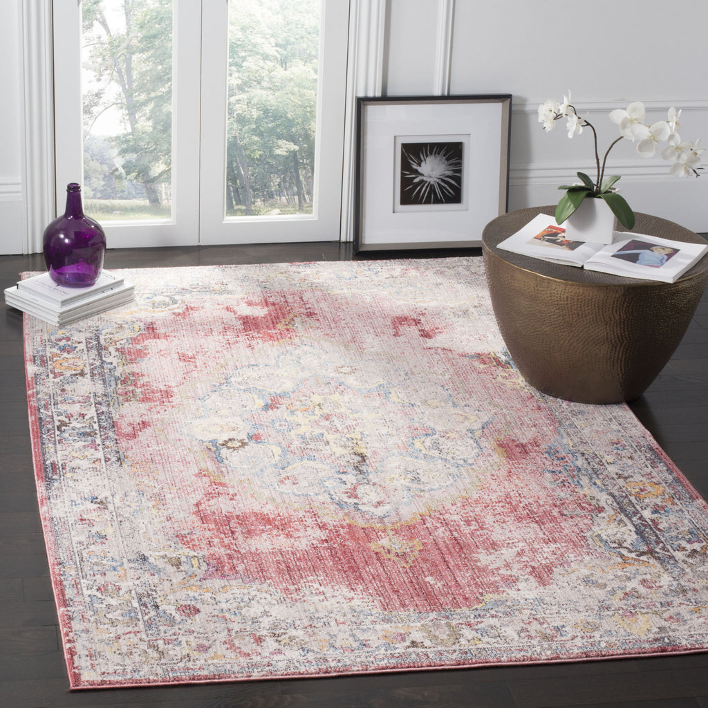 Safavieh Bristol BTL343R Rose/Light Grey Area Rug – Incredible Rugs and ...