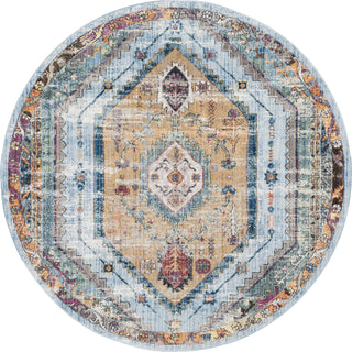 Safavieh Bristol BTL346C Blue/Camel Area Rug 