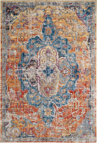 Safavieh Bristol BTL350S Blue/Orange Area Rug main image