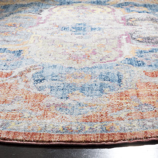 Safavieh Bristol BTL350S Blue/Orange Area Rug 