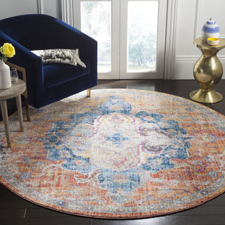 Safavieh Bristol BTL350S Blue/Orange Area Rug 