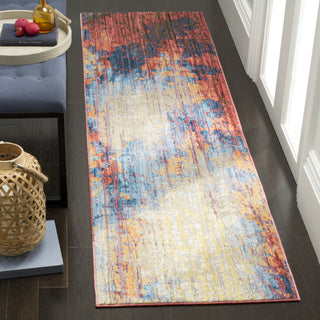 Safavieh Bristol BTL354F Blue/Rust Area Rug 