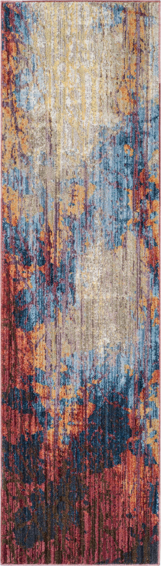 Safavieh Bristol BTL354F Blue/Rust Area Rug 