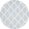 Safavieh Cambridge 121 Light Blue/Ivory Area Rug Round