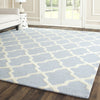 Safavieh Cambridge 121 Light Blue/Ivory Area Rug Room Scene Feature