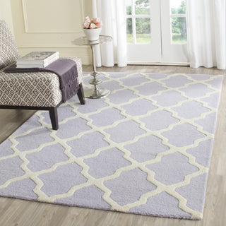 Safavieh Cambridge 121 Lavander/Ivory Area Rug Room Scene Feature