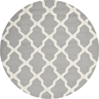 Safavieh Cambridge 121 Silver/Ivory Area Rug Round