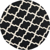 Safavieh Cambridge 121 Black/Ivory Area Rug Round