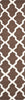 Safavieh Cambridge 121 Dark Brown/Ivory Area Rug 