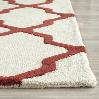 Safavieh Cambridge 121 Ivory/Rust Area Rug Detail