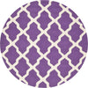 Safavieh Cambridge 121 Purple/Ivory Area Rug Round