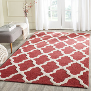 Safavieh Cambridge 121 Rust/Ivory Area Rug Room Scene