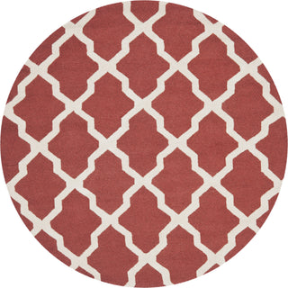 Safavieh Cambridge 121 Rust/Ivory Area Rug Round