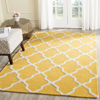 Safavieh Cambridge 121 Gold/Ivory Area Rug Room Scene Feature