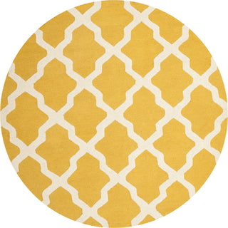 Safavieh Cambridge 121 Gold/Ivory Area Rug Round