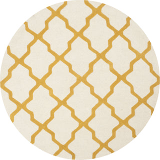 Safavieh Cambridge 121 Ivory/Gold Area Rug Round