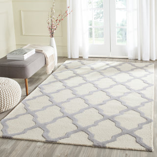 Safavieh Cambridge 121 Ivory/Silver Area Rug Room Scene