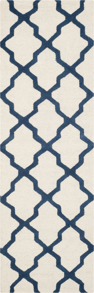 Safavieh Cambridge 121 Ivory/Navy Area Rug Runner