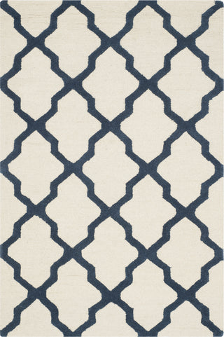 Safavieh Cambridge 121 Ivory/Navy Area Rug main image