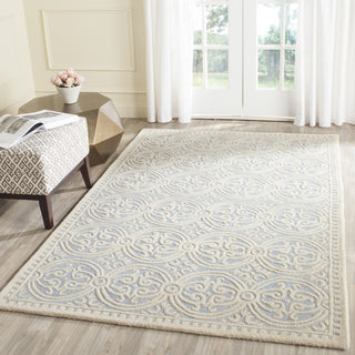 Safavieh Cambridge 123 Light Blue/Ivory Area Rug Room Scene Feature