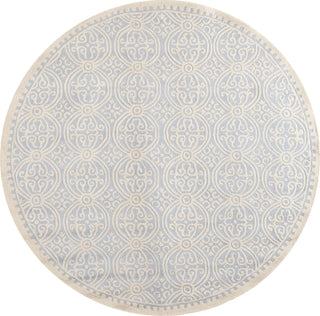 Safavieh Cambridge 123 Light Blue/Ivory Area Rug Round